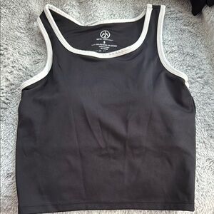 Black and White Yoga Tank Top